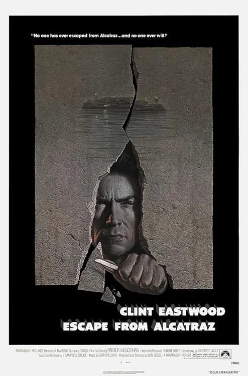 Escape from Alcatraz film posteri