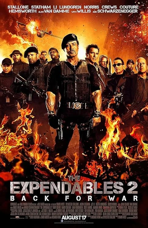 The Expendables 2 film posteri